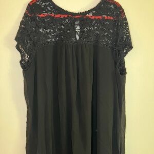 Black Lace/Sheer Dress